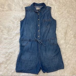 Chambray Romper